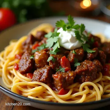 Quickest Carne Guisada Easy Mexican Beef Stew in a Flash Recipe Card
