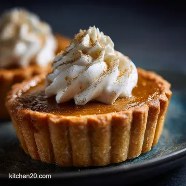 Mini Pumpkin Pies: The Handheld Spiced Fall Dessert Recipe Recipe Card