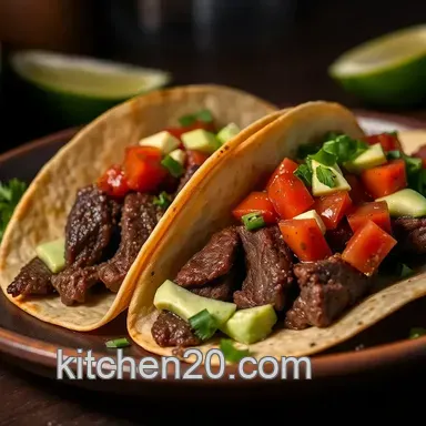 Spicy Steak Tacos with Fresh Salsa & Avocado Crema: A Taco Tuesday Favorite