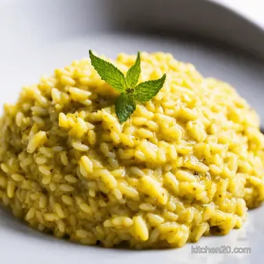 Springtime Recipes for Dinner My LemonMint Risotto Recipe Card