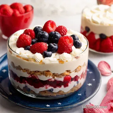 StarSpangled Berry Trifle My Easy 4th of July Dessert Recipes Recipe Card