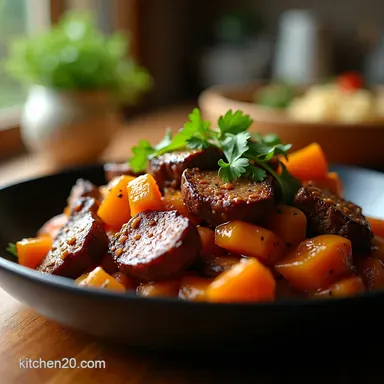 Savory Steak Leftovers StirFry 25Minute Weeknight Dinner Recipe Card