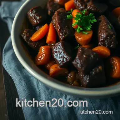 Sticky Braised Boneless Beef Short Ribs Recipe: Rich, Tender & Easy Recipe Card
