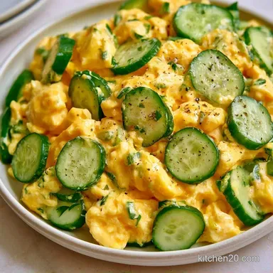 Stir-Fried Cucumber with Egg in 25 Min Recipe Card