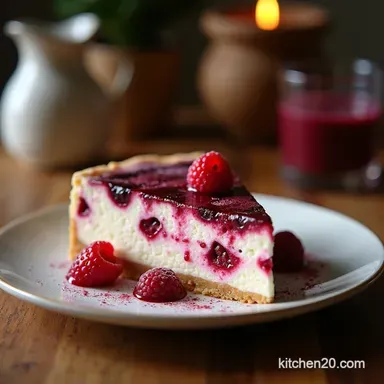 Foolproof Stracciatella Maqui Cheesecake Recipe A Creamy Swirl Recipe Card