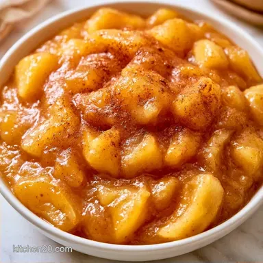 Sugar Free Applesauce: Slow-Cooked