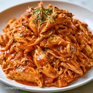 Buffalo Chicken for 8 Servings Recipe Card