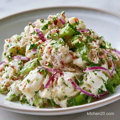 Summer Imitation Crab Salad: Creamy Recipe Card