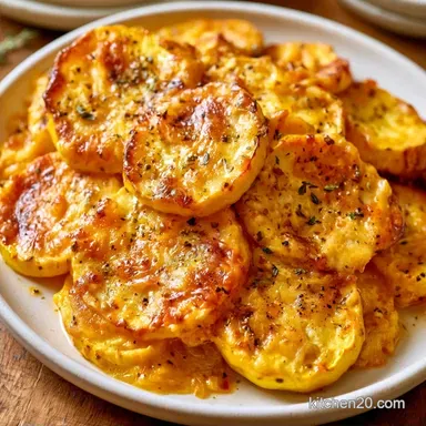 Summer Squash Casserole with Ritz Crackers
