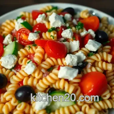 Sunny Mediterranean Pasta Salad: A Vibrant Summer Classic