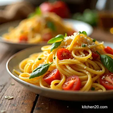 Sunshine Spaghetti Salad Picnic Perfect Pasta Recipe Card