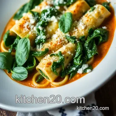 Discover the Ultimate Spinach and Ricotta Cannelloni Recipe Recipe Card