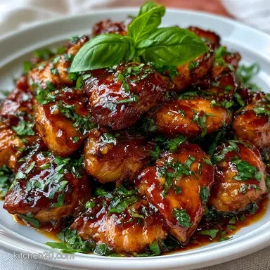 Sweet Basil Chicken in 30 Minutes Recipe Card