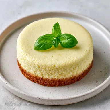 Sweet Basil Lemon Cheesecake: Creamy Recipe Card