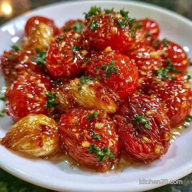 Sweet Roasted Tomatoes with Honey Recipe Card