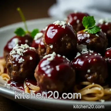 Sweet & Savory Grape Jelly Meatballs Recipe: The Ultimate Party Snack Recipe Card