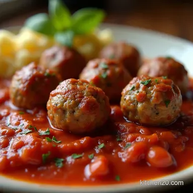 Nonnas Secret Tender Classic Italian Meatballs Recipe Recipe Card