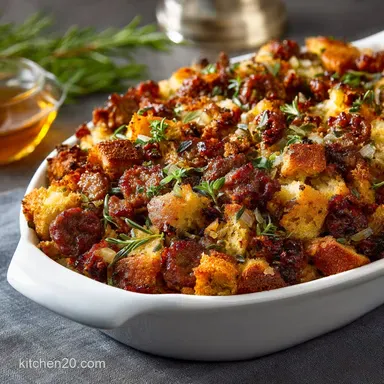 Thanksgiving Recipes: Ultimate Crisp Sausage Stuffing Recipe