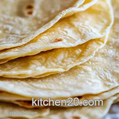 Best Homemade Tortilla Recipe: Soft & Easy Flour Tortillas Recipe Card