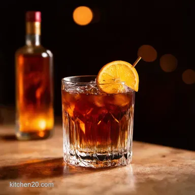 Drink Old Fashioned Bourbon My Perfect Classic Cocktail Recipe Card