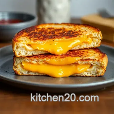 The Ultimate grilled cheese recipe: Crispy, Gooey Bliss! Recipe Card