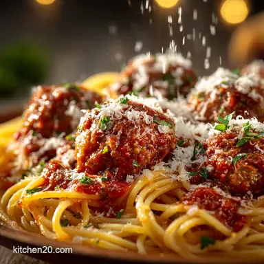 The Best Classic Spaghetti and Meatballs with Proper Sunday Sauce 15 Hour Simmer
