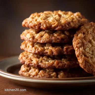 Ranger Cookies: The Best Crispy Chewy Recipe with Oats and Coconut Recipe Card