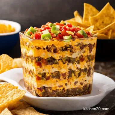This Legendary 7 Layer Dip The Ultimate Party Starter Recipe Card