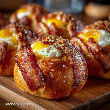 The Ultimate Bacon Egg Cheese Breakfast Rolls Recipe Card