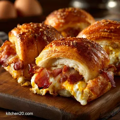 The Ultimate Bacon Egg Cheese Breakfast Rolls