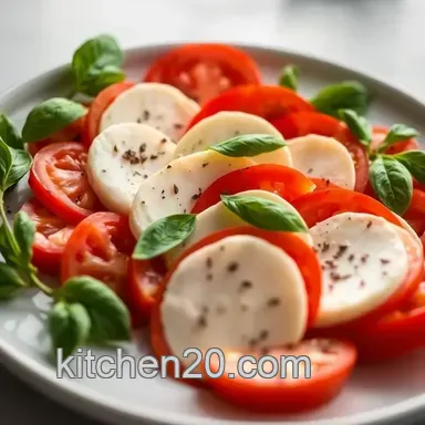 Caprese Salad: Sunshine on a Plate (Easy Recipe!) Recipe Card