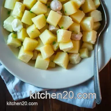 Creamy Potato Salad: Grandma's Secret (Almost!) | How to Make Recipe Card
