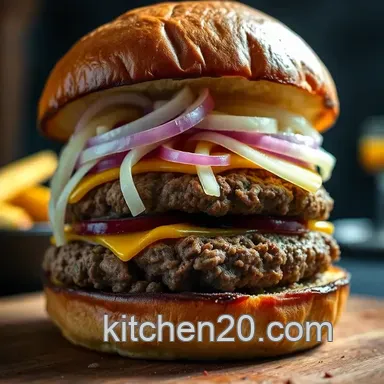 Ultimate Crispy Edge smash burger recipe - Diner Style! Recipe Card