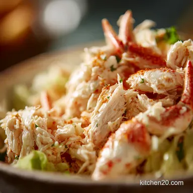 My Ultimate Crab Salad Recipe Lump Crab Old Bay Secret Quick Summer Lunch Recipe Card