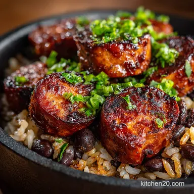 Proper Job The Best Black Beans and Rice with Smoked Sausage Cuban Style