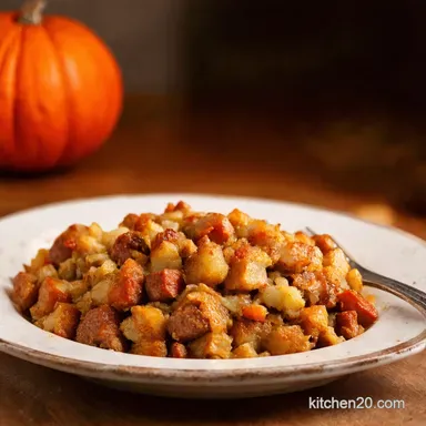 GrandmaApproved Thanksgiving Stuffing Recipe Sausage Recipe Card