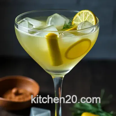 My Favorite Pickle Martini Recipe: A Zesty Twist on Tradition Recipe Card