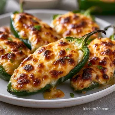 Stuffed Jalapeno Poppers in 35 Minutes Recipe Card