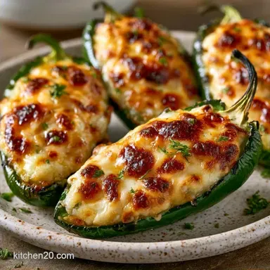 Stuffed Jalapeno Poppers in 35 Minutes