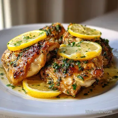Lemon Garlic Chicken Recipe in 20 Minutes