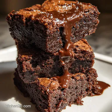 Touchdown Brownies Recipe: Ready in 30 Min Baked Recipe Card