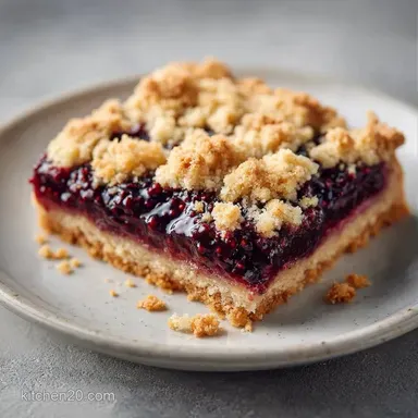 Mulberry Slice: Shatter Crisp Recipe Card