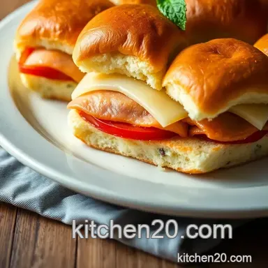 Easy Tropical Hawaiian Roll Sliders: A Family Favorite for Any Occasion Recipe Card