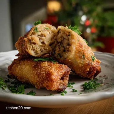 Turkey Stuffing Air Fryer Eggrolls: Ultra-Crispy Leftover Hack Recipe Card