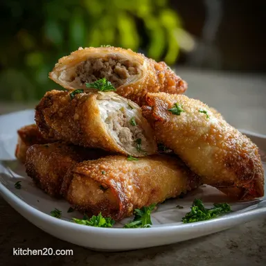 Turkey Stuffing Air Fryer Eggrolls: Ultra-Crispy Leftover Hack