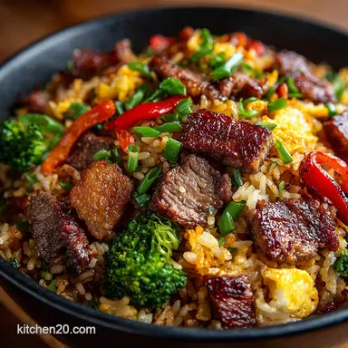 Ultimate Beef Fried Rice A My Weeknight Takeout Secret Recipe Card