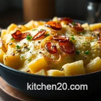 Cheesy Potato Recipe: Ultimate Gratin with Crispy Onions