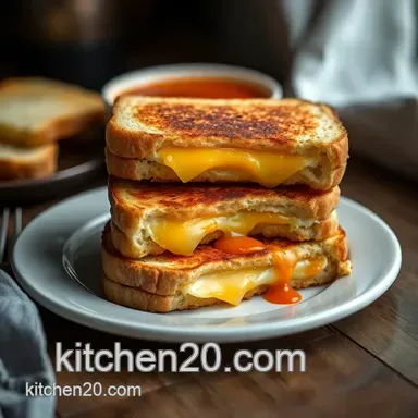 Ultimate Gourmet Grilled Cheese with Tomato Soup Pairing - A Cozy Comfort Recipe Card