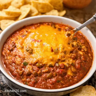 Ultimate Kickin Chili Cheese Dip Recipe Ready in Minutes Recipe Card