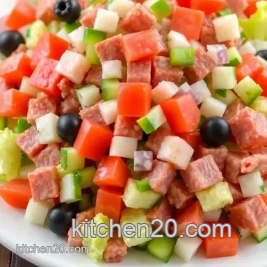 McAlister's Italian Chopped Salad: The Ultimate Refreshing Delight! Recipe Card